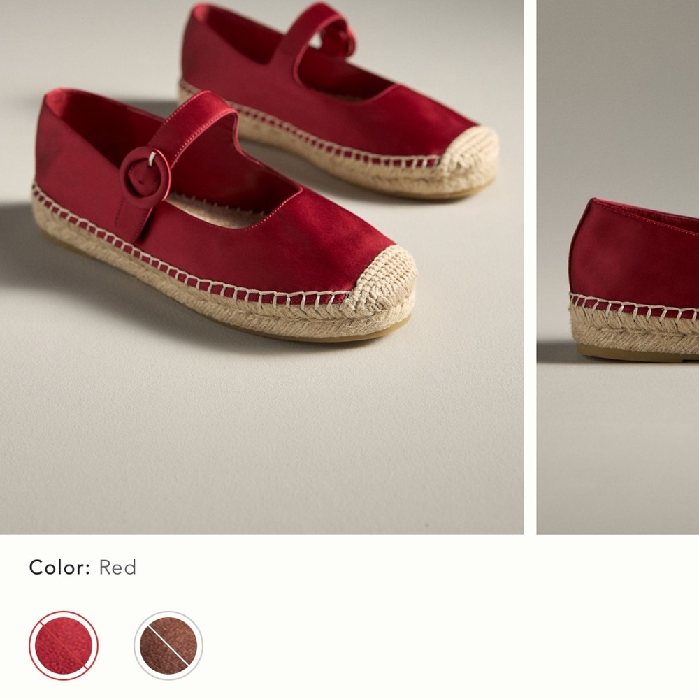 Jeffrey Campbell Red Espadrilles